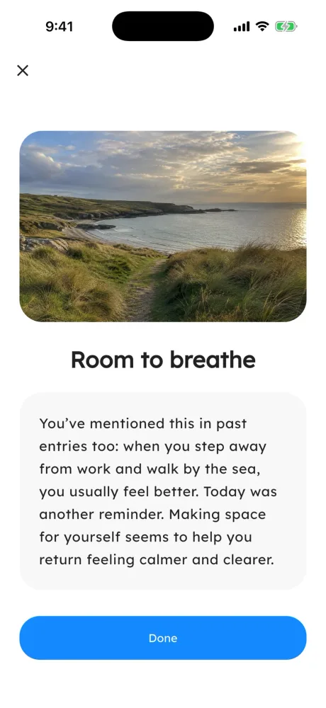 AudioDiary — Voice Journal, AI Reflections & Mood Tracking