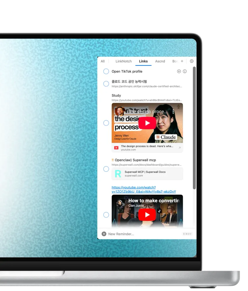 Side Reminder — Apple Reminders on Your Screen Edge