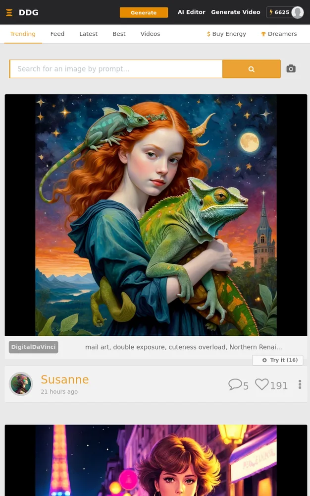 AI Image Generator: AI Picture & Video Maker to Create AI Art Photos Animation | Deep Dream Generator DDG
