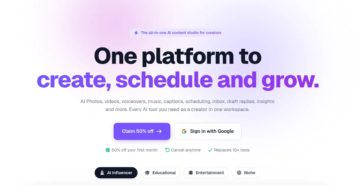 Postcrest: The all-in-one AI content platform for social creators