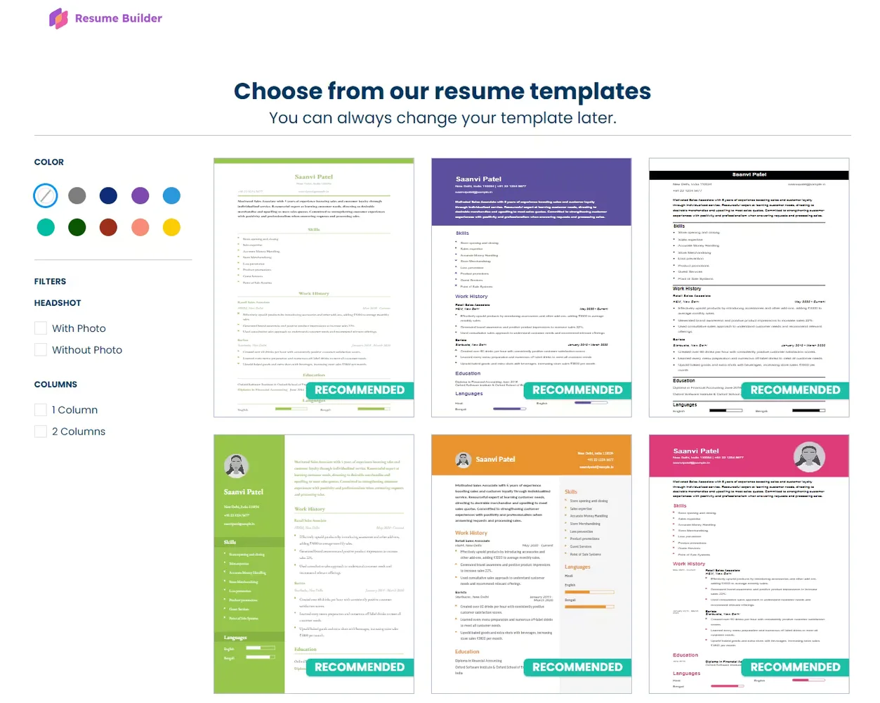 The Best Free Online Resume Builder - ResumeBuilder.com