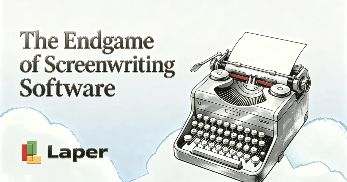 Free AI Screenwriting Software & AI Script Writer | Laper