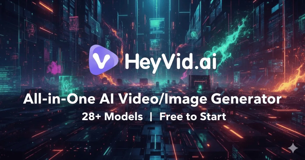 HeyVid - Official Site | Free AI Video & Image Generator