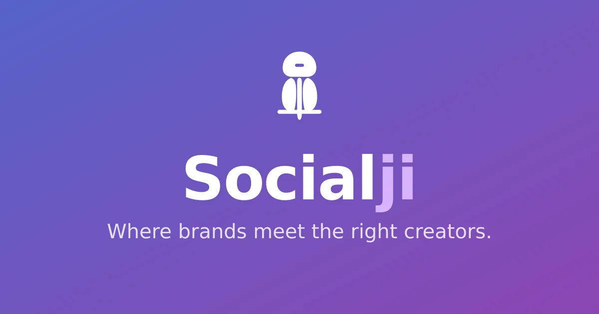 Influencer Marketplace for Brands & Creators | Socialji